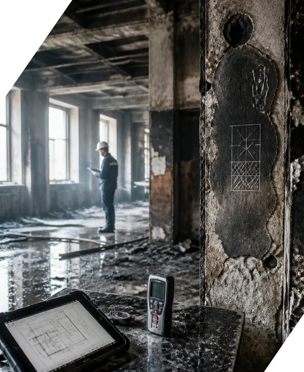 Обследование зданий после пожара в Славгороде от 15602 р. | ЭкспертизаРоссия