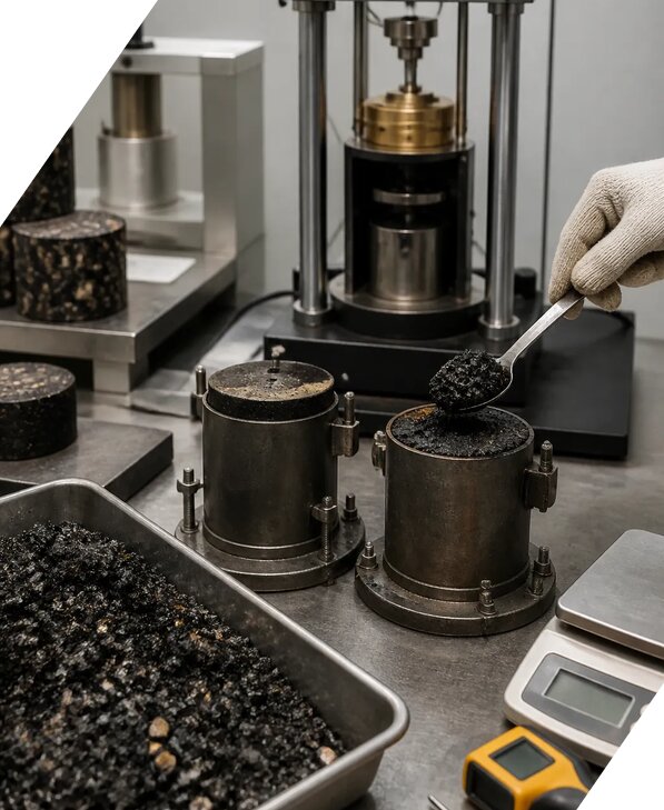 Испытание асфальтобетонной смеси в Славгороде от 5201 р. | ЭкспертизаРоссия