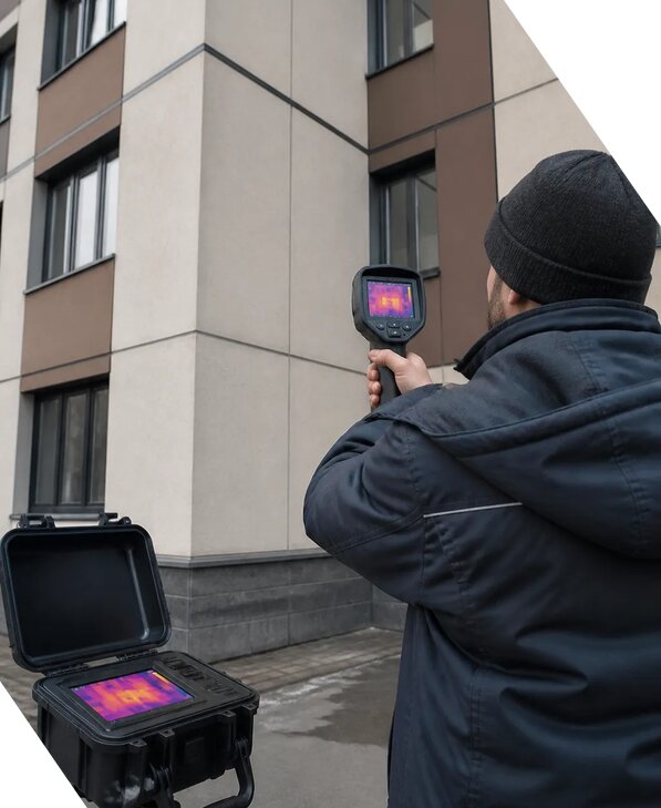 Тепловизионное обследование зданий и сооружений в Славгороде